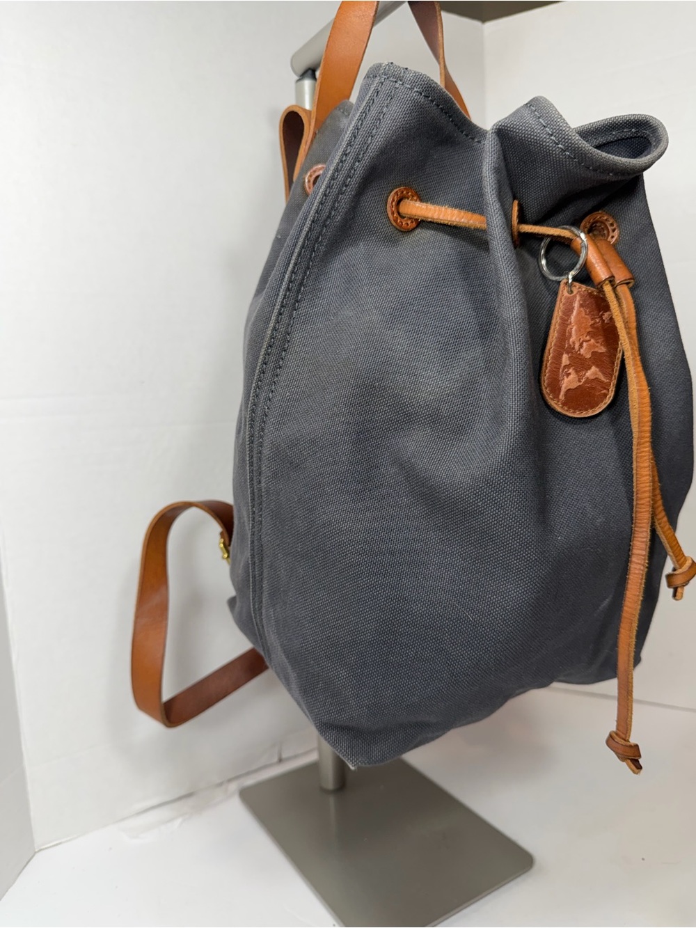 MADEWELL Canvas SOMERSET
Drawstring Leather Strap Backpack - Picture 3 of 6